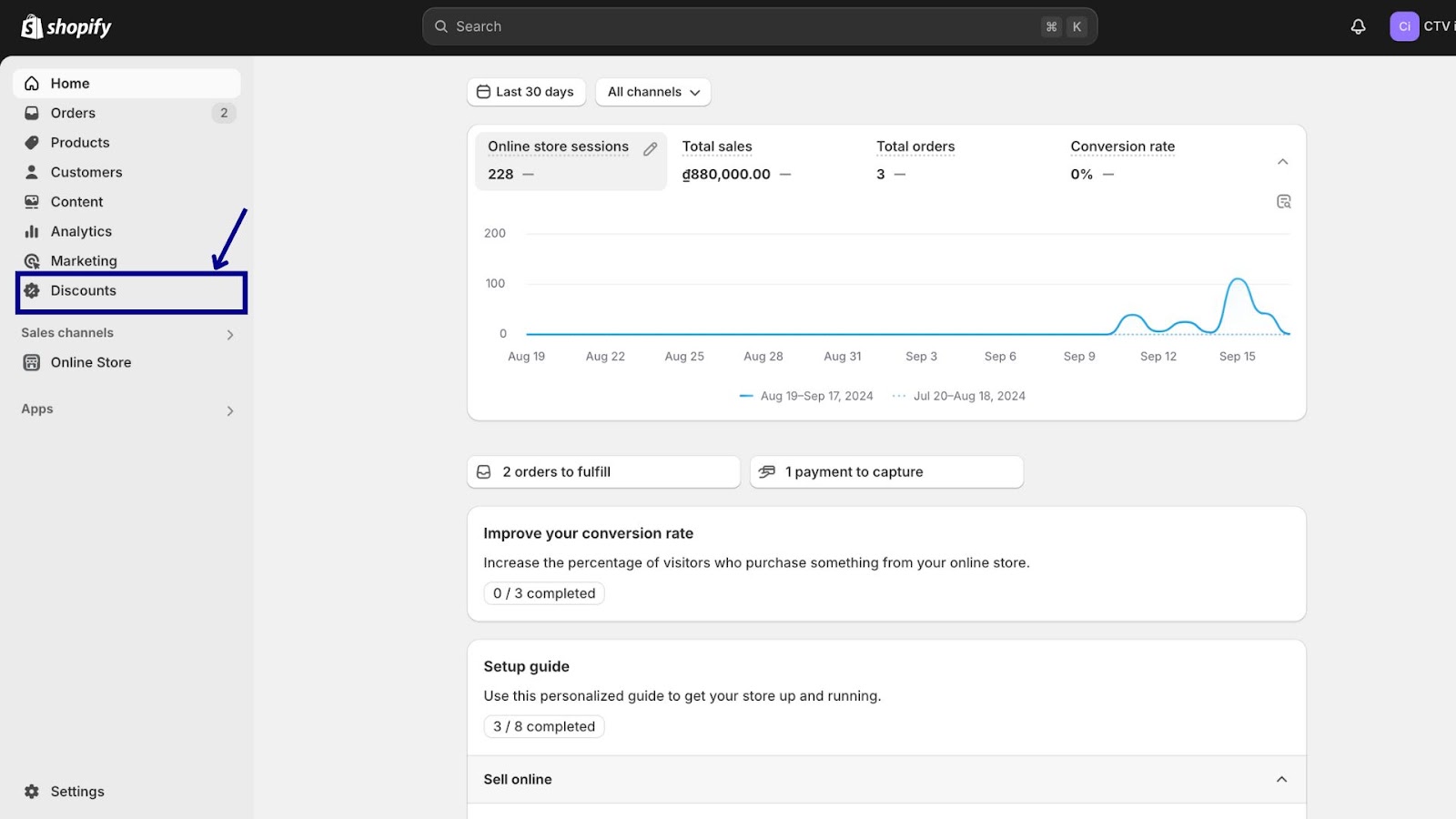 export discount codes Shopify